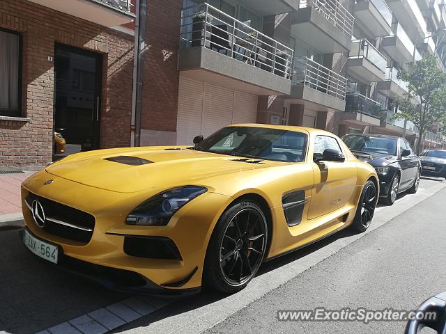 Mercedes SLS AMG spotted in Knokke, Belgium
