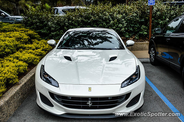 Ferrari Portofino spotted in Pebble Beach, California