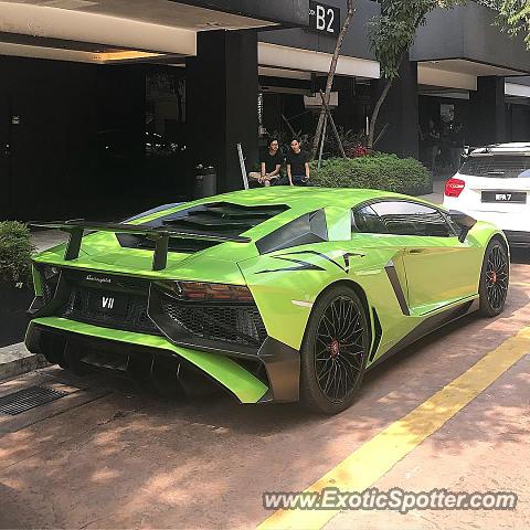 Lamborghini Aventador spotted in Kuala Lumpur, Malaysia