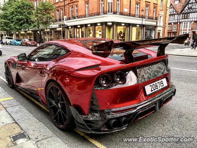 Ferrari 812 Superfast spotted in London, United Kingdom