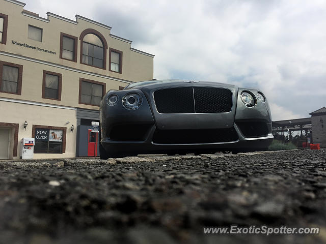 Bentley Continental spotted in Westfield, New Jersey
