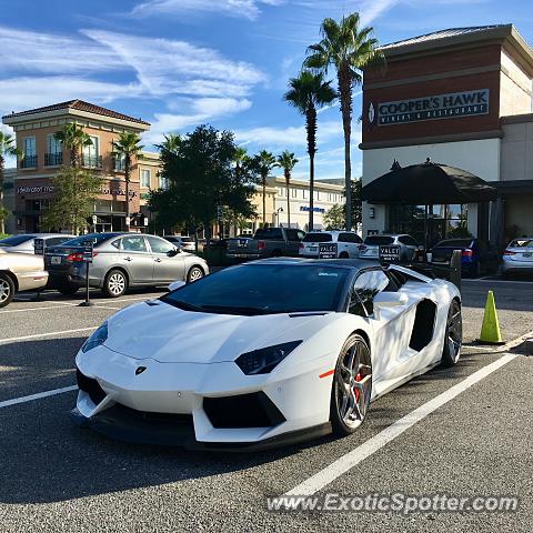 Lamborghini Aventador spotted in Jacksonville, Florida