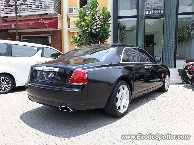 Rolls-Royce Ghost spotted in Jakarta, Indonesia