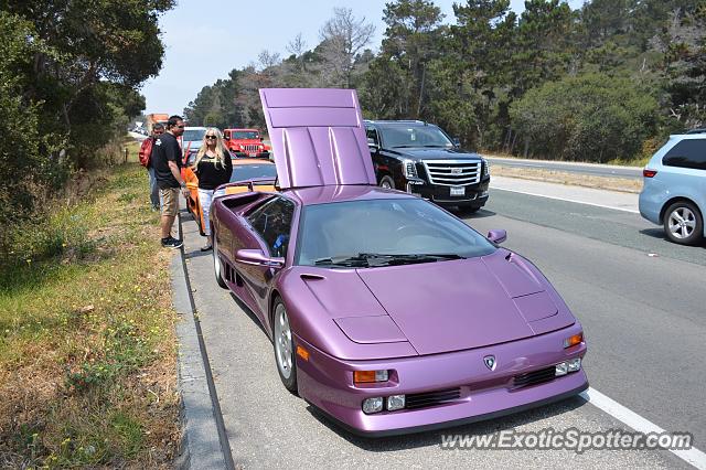 Lamborghini Diablo spotted in Carmel Valley, California