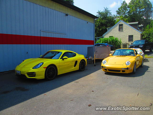 Porsche Cayman GT4 spotted in Laurel, Maryland