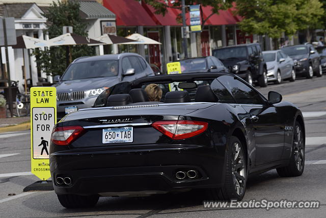 Maserati GranCabrio spotted in Wayzata, Minnesota