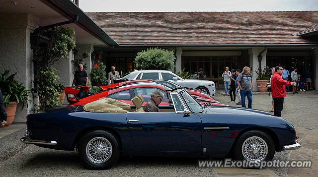 Aston Martin DB5 spotted in Pebble Beach, California