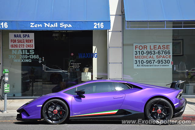 Lamborghini Huracan spotted in Beverly Hills, California