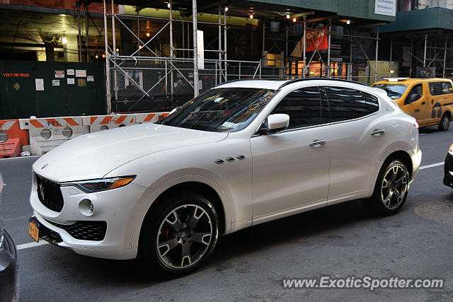 Maserati Levante spotted in Manhattan, New York