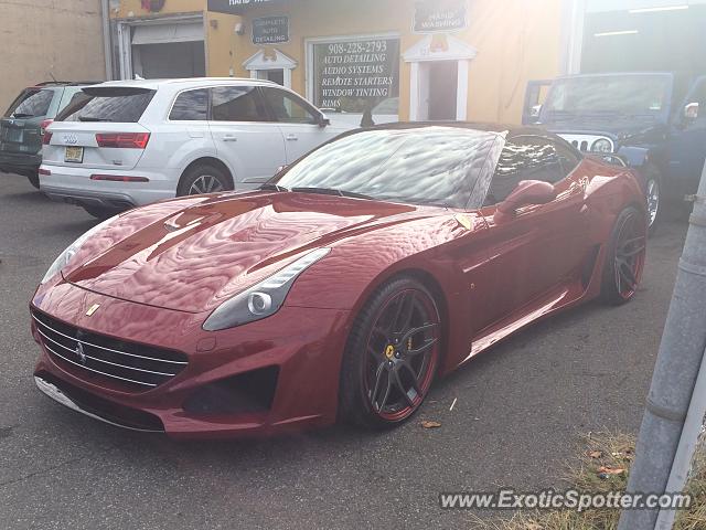 Ferrari California spotted in Westfield, New Jersey