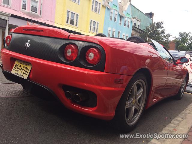 Ferrari 360 Modena spotted in Westfield, New Jersey