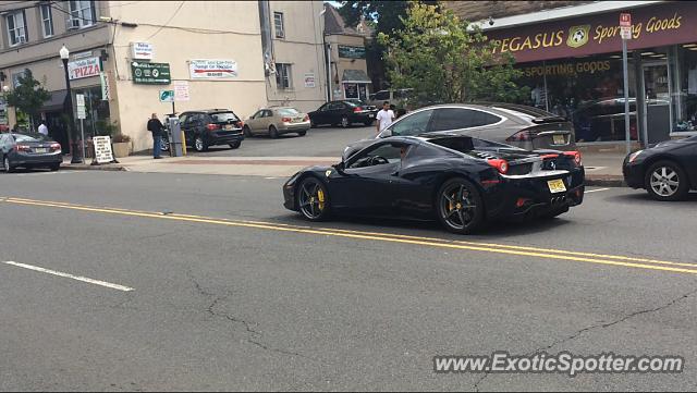 Ferrari 458 Italia spotted in Westfield, New Jersey