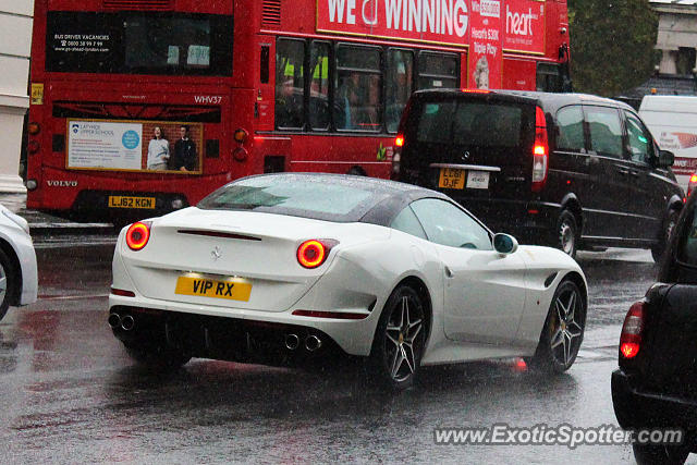 Ferrari California spotted in London, United Kingdom