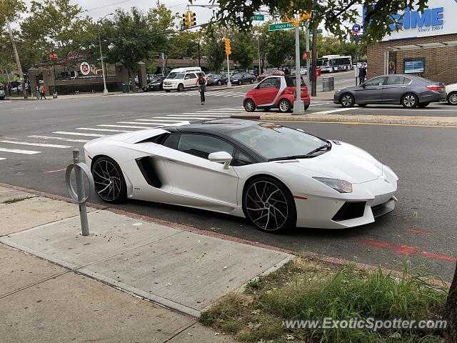 Lamborghini Aventador spotted in Queens, New York