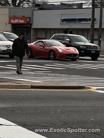 Ferrari California spotted in Queens, New York