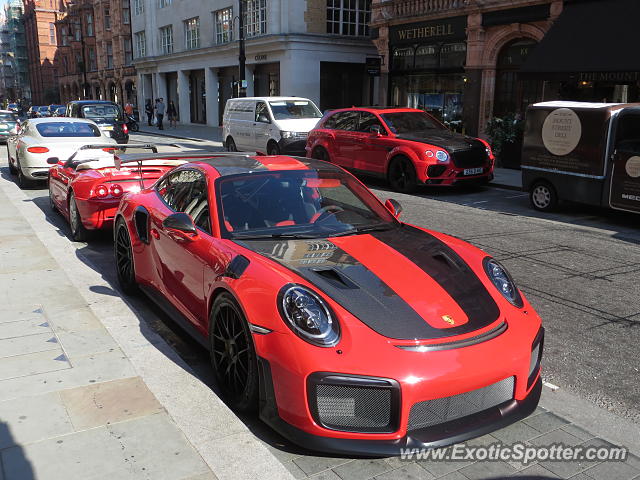 Porsche 911 GT2 spotted in London, United Kingdom