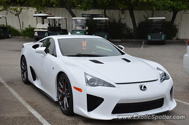 Lexus LFA spotted in Carmel Valley, California
