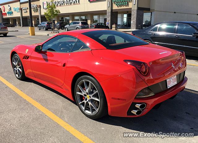 Ferrari California spotted in Winnipeg, Canada