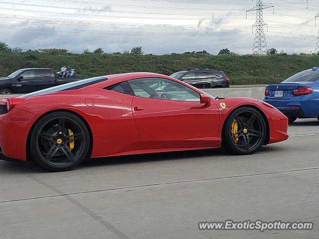 Ferrari 458 Italia spotted in Toronto, Canada