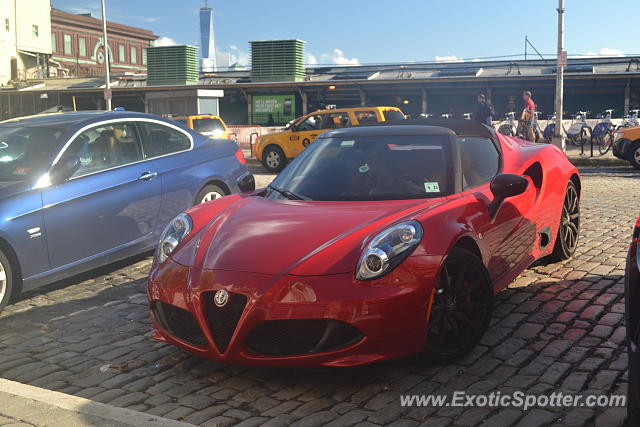 Alfa Romeo 4C spotted in Hoboken, New Jersey