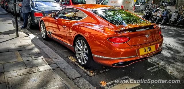 Bentley Continental spotted in London, United Kingdom