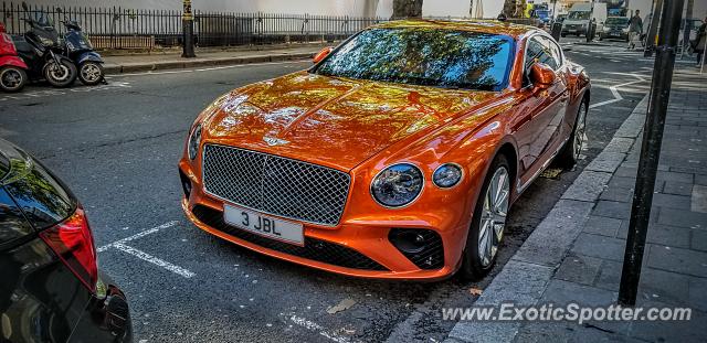 Bentley Continental spotted in London, United Kingdom