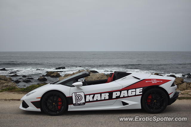 Lamborghini Huracan spotted in Pebble beach, California