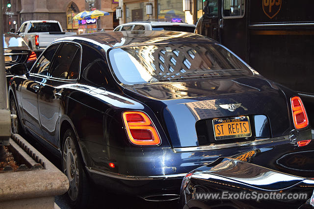 Bentley Mulsanne spotted in Manhattan, New York