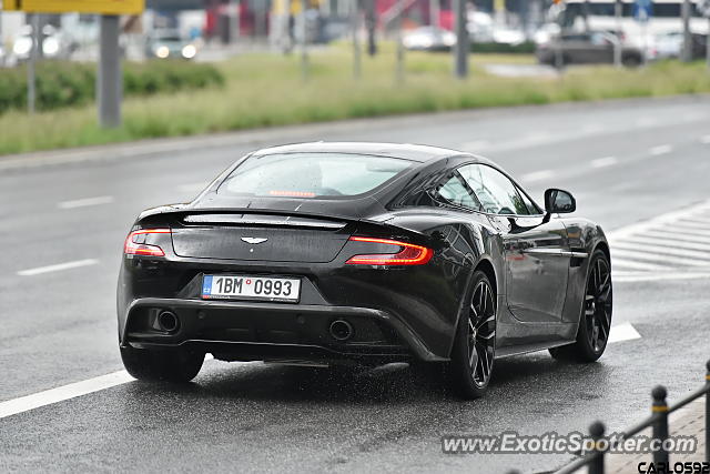 Aston Martin Vanquish spotted in Warsaw, Poland