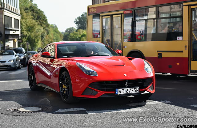 Ferrari F12 spotted in Warsaw, Poland