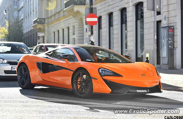 Mclaren 570S spotted in Warsaw, Poland