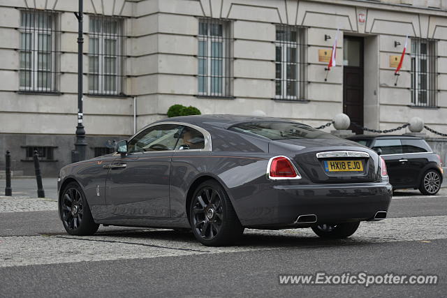 Rolls-Royce Wraith spotted in Warsaw, Poland
