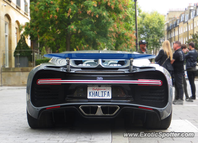 Bugatti Chiron spotted in London, United Kingdom