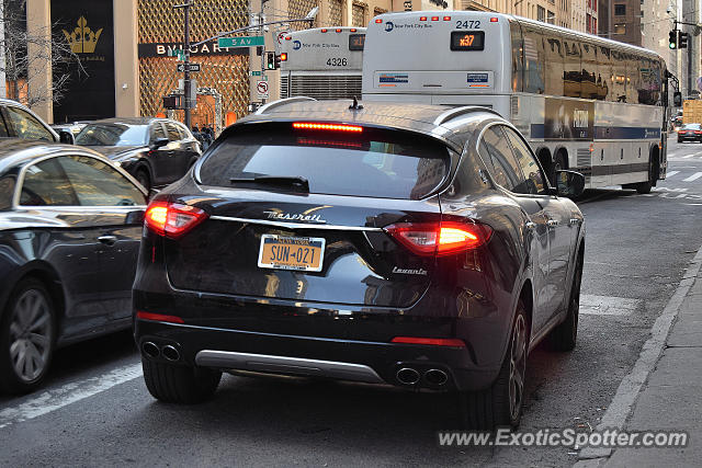 Maserati Levante spotted in Manhattan, New York
