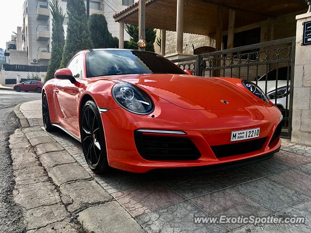 Porsche 911 spotted in Amman, Jordan