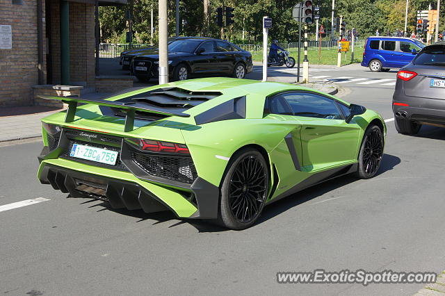 Lamborghini Aventador spotted in Heist aan zee, Belgium