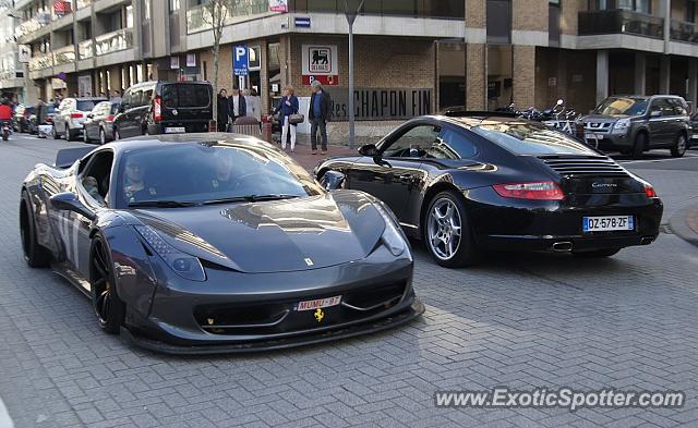 Ferrari 458 Italia spotted in Knokke, Belgium