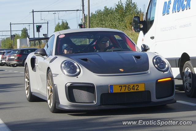 Porsche 911 GT2 spotted in Heist, Belgium