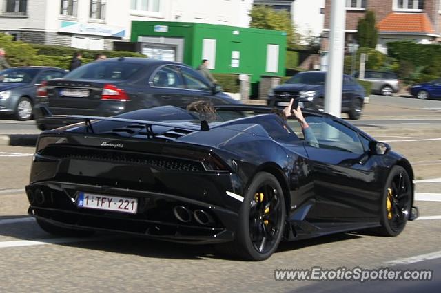 Lamborghini Huracan spotted in Knokke, Belgium