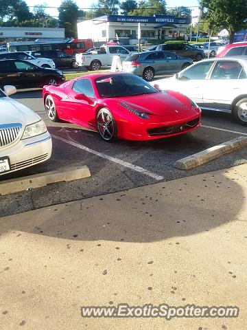 Ferrari 458 Italia spotted in Landover Hills, Maryland