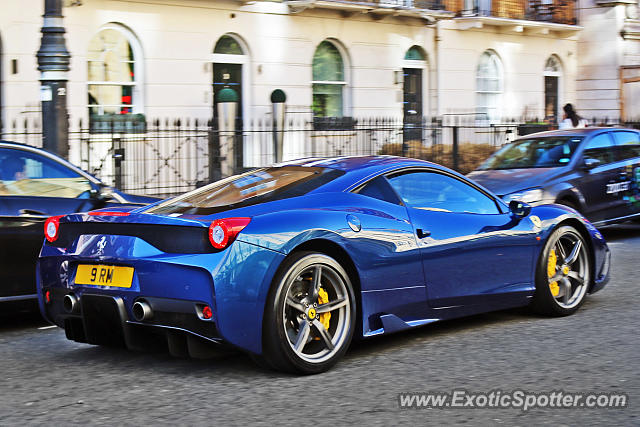 Ferrari 458 Italia spotted in London, United Kingdom