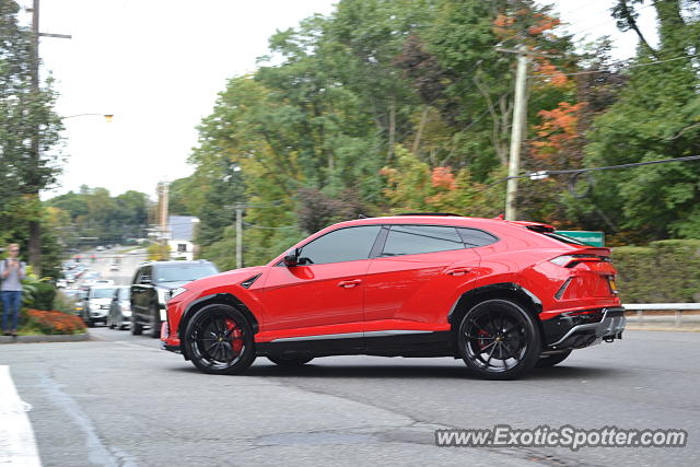 Lamborghini Urus spotted in Manhasset, New York