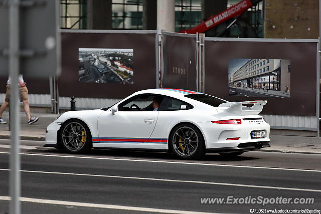 Porsche 911 GT3 spotted in Warsaw, Poland