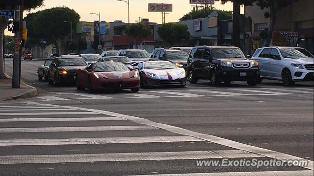 Lamborghini Aventador spotted in Hollywood, California