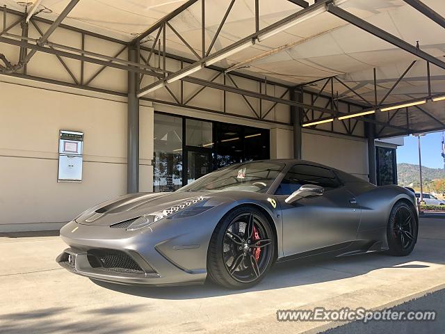 Ferrari 458 Italia spotted in San Rafael, California
