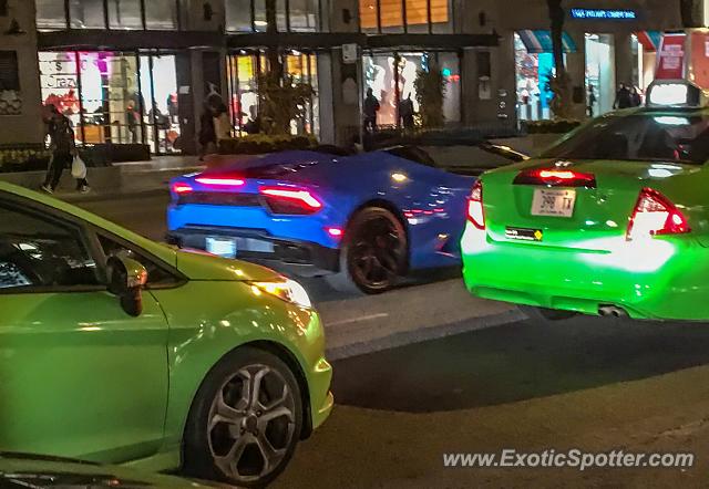 Lamborghini Huracan spotted in Chicago, Illinois