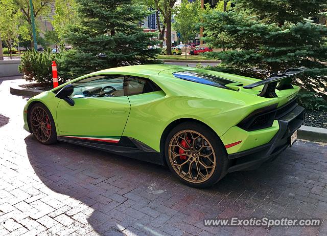 Lamborghini Huracan spotted in Winnipeg, Canada