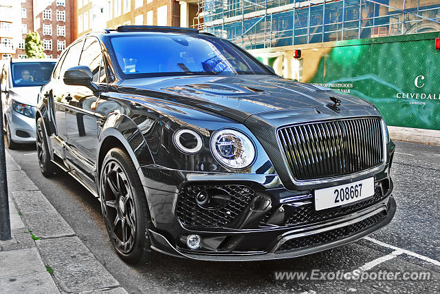 Bentley Bentayga spotted in London, United Kingdom