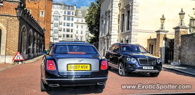 Bentley Mulsanne spotted in London, United Kingdom