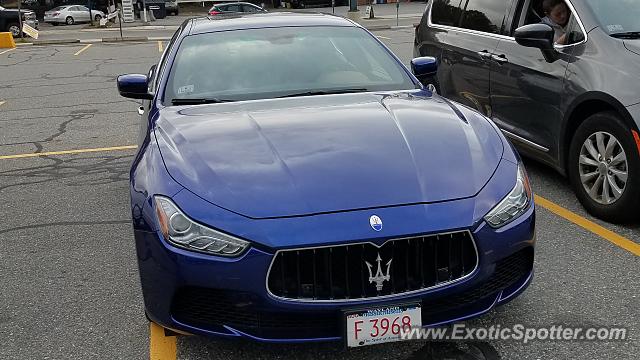 Maserati Ghibli spotted in Worcester, Massachusetts
